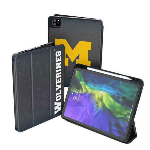 Michigan Wolverines Linen iPad Tablet Case