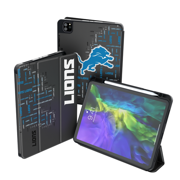 Detroit Lions Quadtile iPad Tablet Case