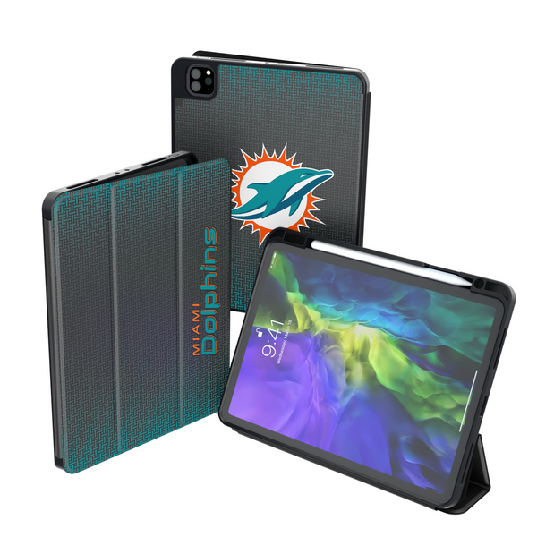 Miami Dolphins Linen iPad Tablet Case