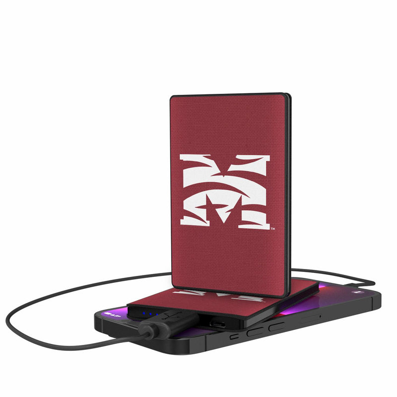 Morehouse Maroon Tigers Solid 2500mAh Credit Card Powerbank