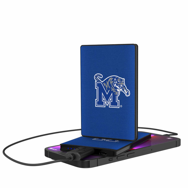 Memphis Tigers Solid 2500mAh Credit Card Powerbank