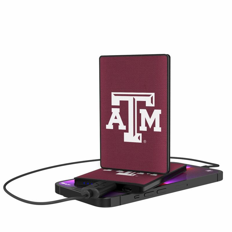 Texas A&M Aggies Solid 2500mAh Credit Card Powerbank