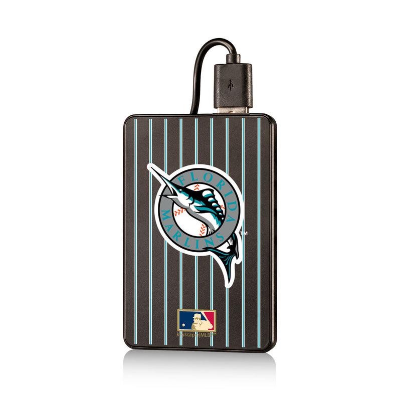 Miami Marlins 1993-2011 - Cooperstown Collection Pinstripe 2200mAh Credit Card Powerbank