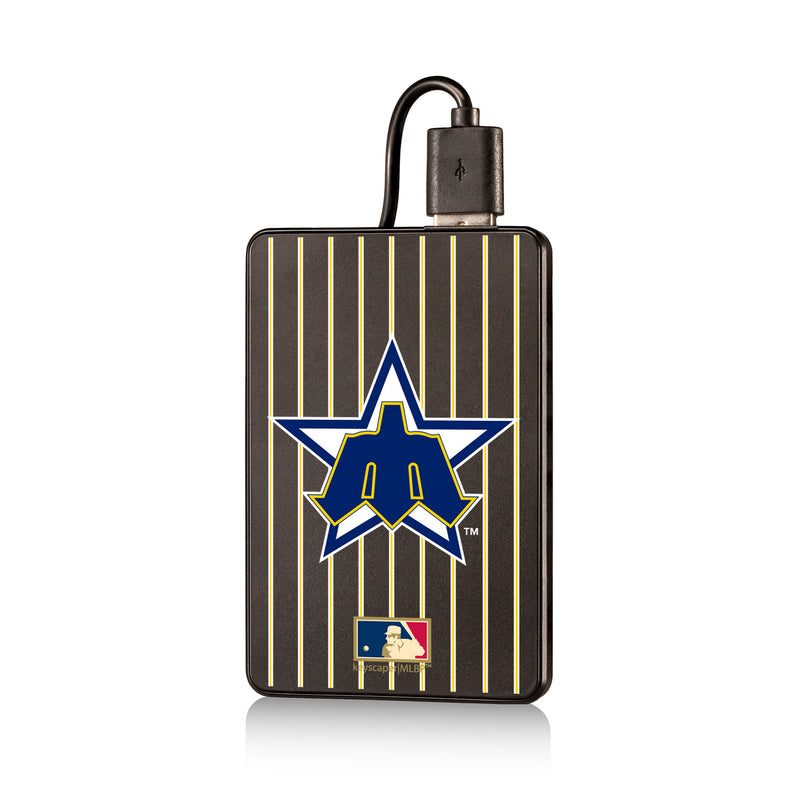 Seattle Mariners 1981-1986 - Cooperstown Collection Pinstripe 2200mAh Credit Card Powerbank