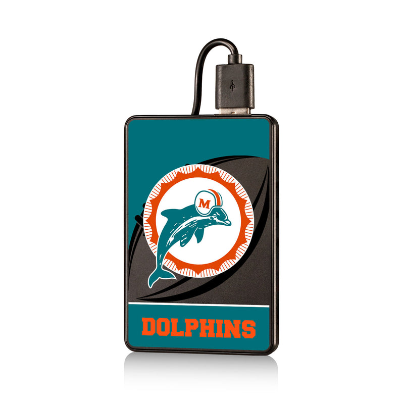 Miami Dolphins 1966-1973 Historic Collection Passtime 2500mAh Credit Card Powerbank