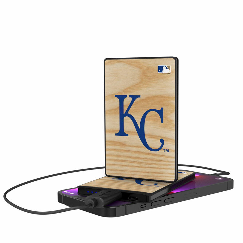 Kansas City Royals Wood Bat 2500mAh Credit Card Powerbank