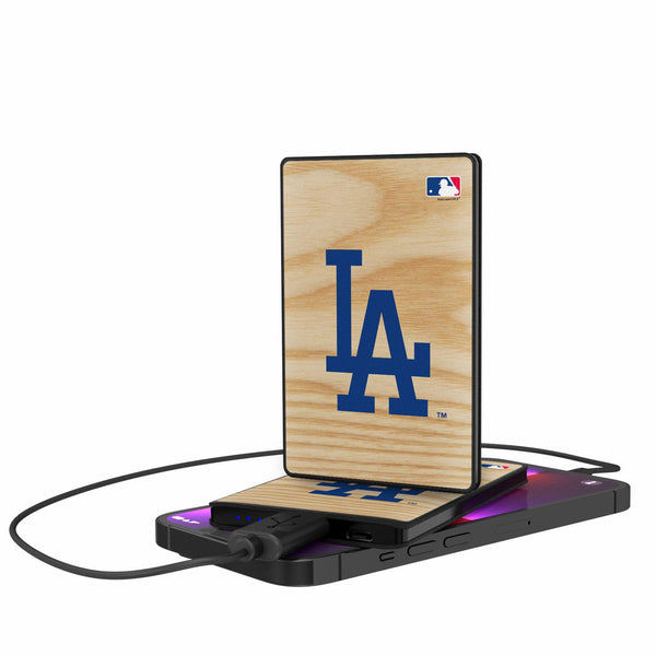 LA Dodgers Wood Bat 2500mAh Credit Card Powerbank