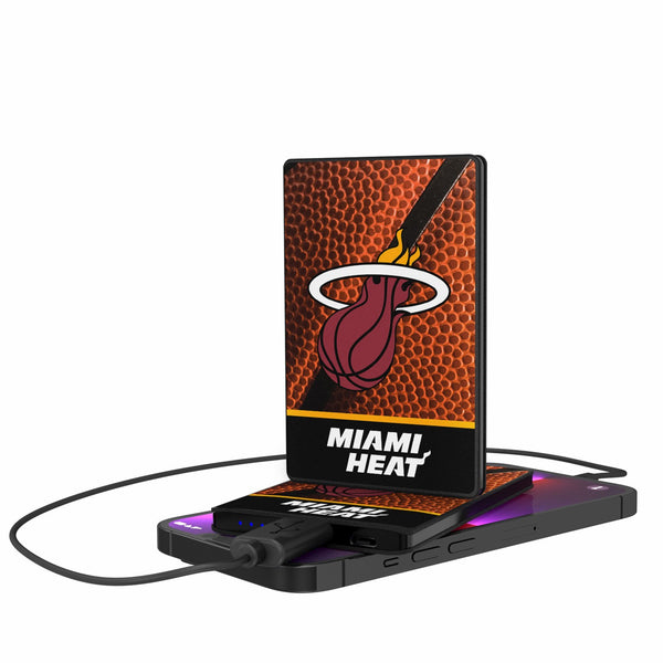 Miami Heat Basketball 2500mAh Credit Card Powerbank