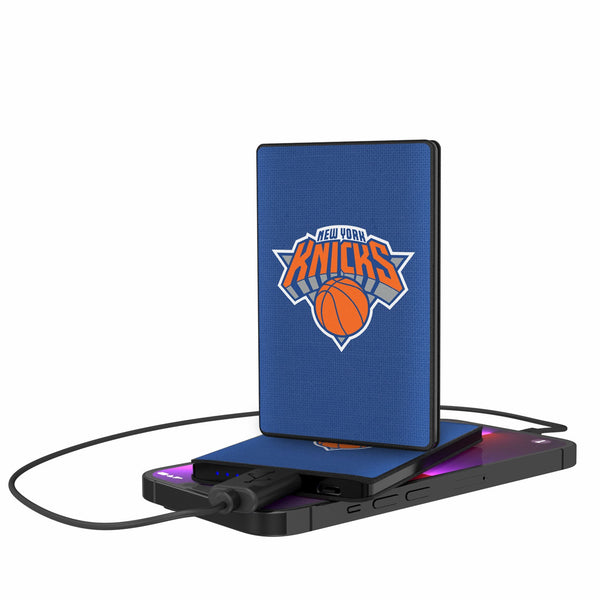 New York Knicks Solid 2500mAh Credit Card Powerbank