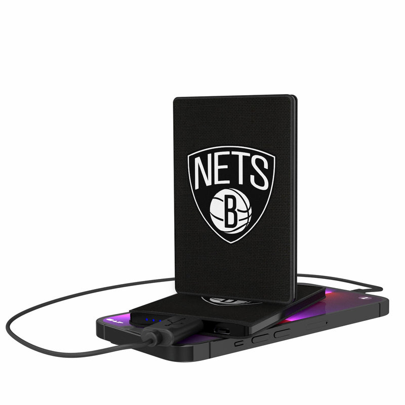 Brooklyn Nets Solid 2500mAh Credit Card Powerbank