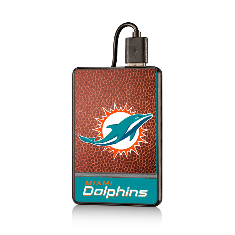 Miami Dolphins Football Wordmark 2200mAh Credit Card Powerbank