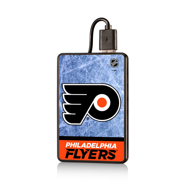 Philadelphia Flyers Ice Wordmark 2500mAh Credit Card Powerbank
