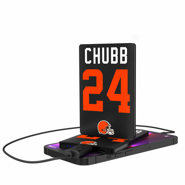 Nick Chubb Cleveland Browns 24 Ready 2500mAh Credit Card Powerbank
