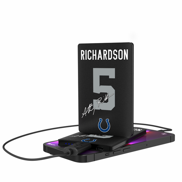 Anthony Richardson Indianapolis Colts 5 Ready 2500mAh Credit Card Powerbank