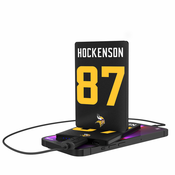 T.J. Hockenson Minnesota Vikings 87 Ready 2500mAh Credit Card Powerbank