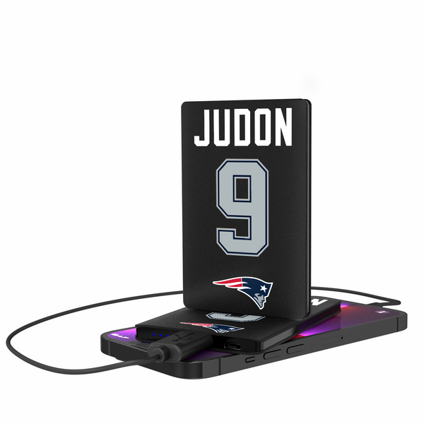 Matthew Judon New England Patriots 9 Ready 2500mAh Credit Card Powerbank