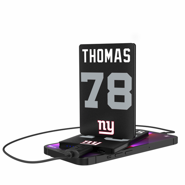Andrew Thomas New York Giants 78 Ready 2500mAh Credit Card Powerbank