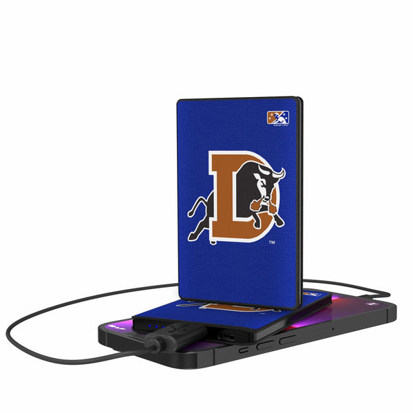 Durham Bulls Solid 2200mAh Credit Card Powerbank