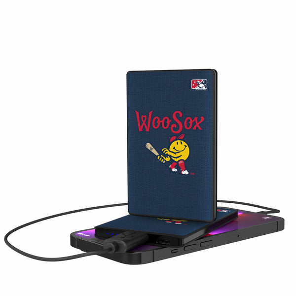 Worcester Red Sox Solid 2500mAh Credit Card Powerbank