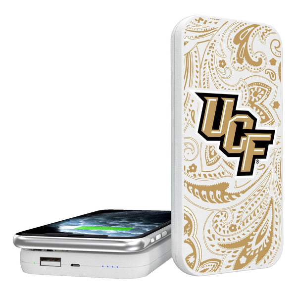 Central Florida Golden Knights Paisley 5000mAh Portable Wireless Charger