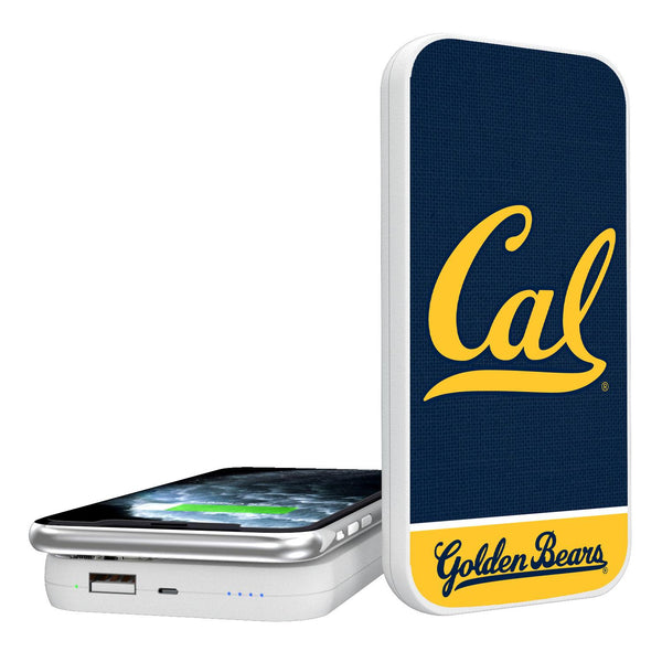 California Golden Bears Endzone Solid 5000mAh Portable Wireless Charger
