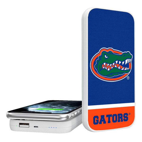 Florida Gators Endzone Solid 5000mAh Portable Wireless Charger