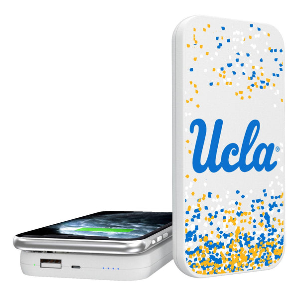 UCLA Bruins Confetti 5000mAh Portable Wireless Charger