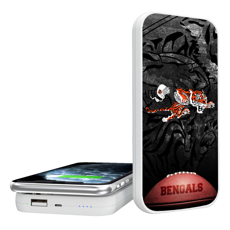 Cincinnati Bengals Legendary 5000mAh Portable Wireless Charger