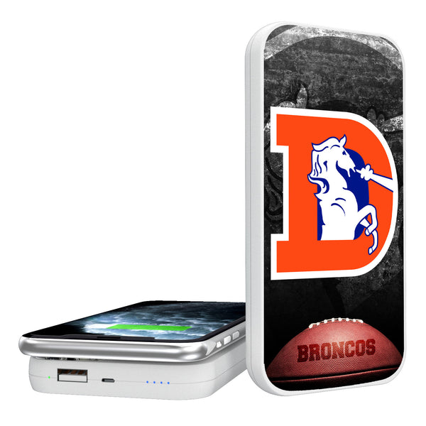 Denver Broncos 1993-1996 Historic Collection Legendary 5000mAh Portable Wireless Charger