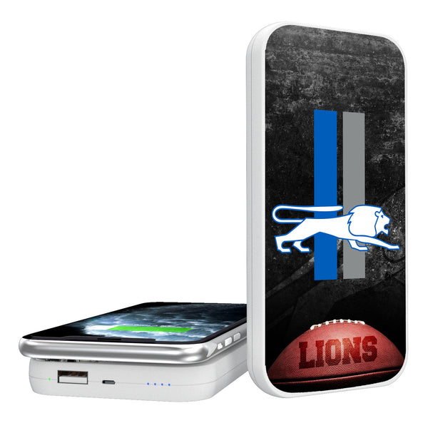 Detroit Lions Retro Legendary 5000mAh Portable Wireless Charger