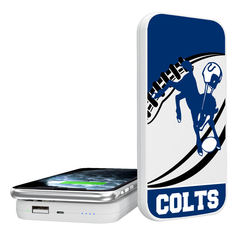 Baltimore Colts 1946 Historic Collection Passtime 5000mAh Portable Wireless Charger