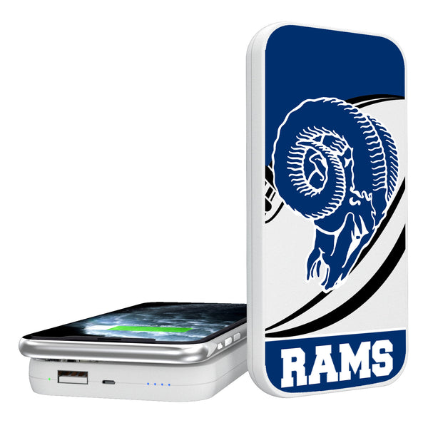 Los Angeles Rams Passtime 5000mAh Portable Wireless Charger