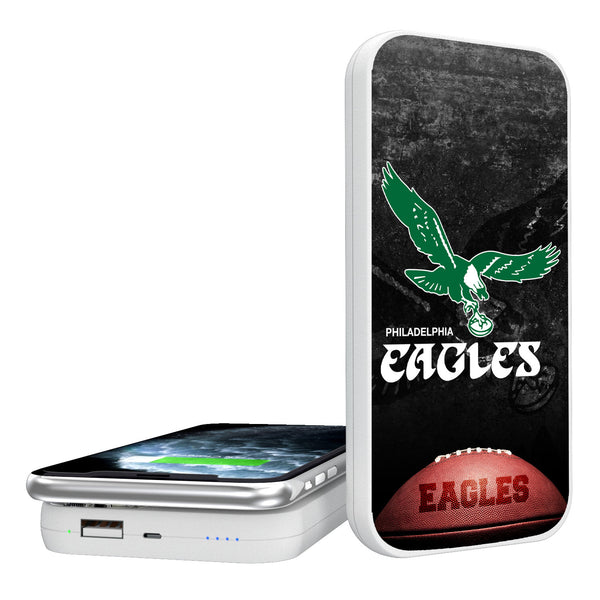 Philadelphia Eagles 1973-1995 Historic Collection Legendary 5000mAh Portable Wireless Charger