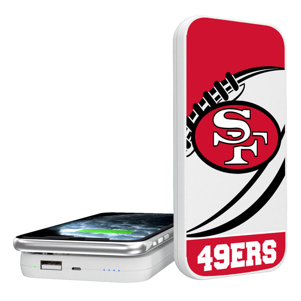 San Francisco 49ers Passtime 5000mAh Portable Wireless Charger