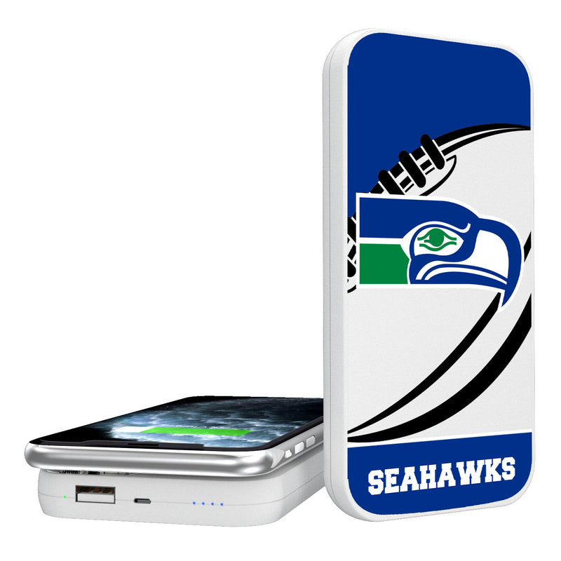 Seattle Seahawks Passtime 5000mAh Portable Wireless Charger