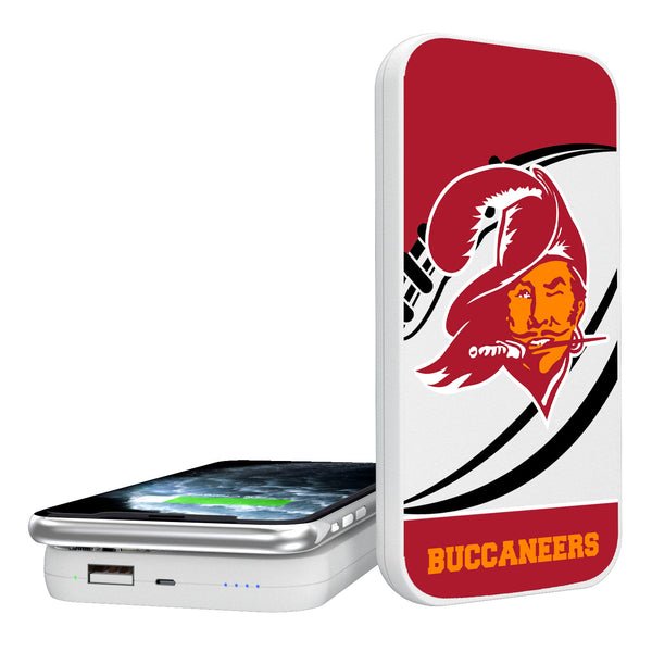 Tampa Bay Buccaneers Passtime 5000mAh Portable Wireless Charger