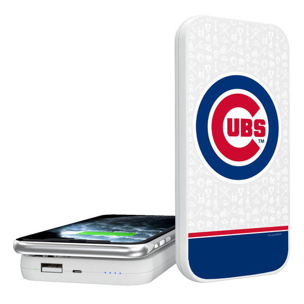 Chicago Cubs Memories 5000mAh Portable Wireless Charger