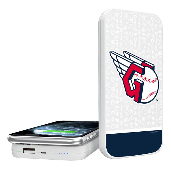Cleveland Guardians Memories 5000mAh Portable Wireless Charger