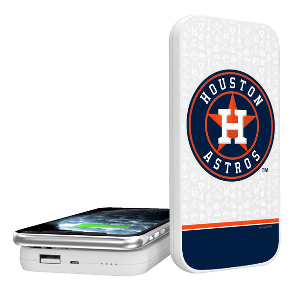 Houston Astros Memories 5000mAh Portable Wireless Charger