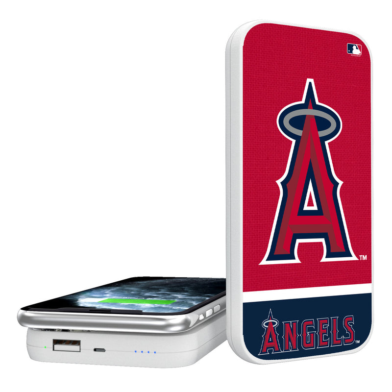 Los Angeles Angels Solid Wordmark 5000mAh Portable Wireless Charger