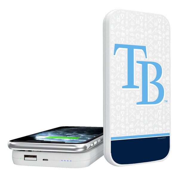 Tampa Bay Rays Memories 5000mAh Portable Wireless Charger