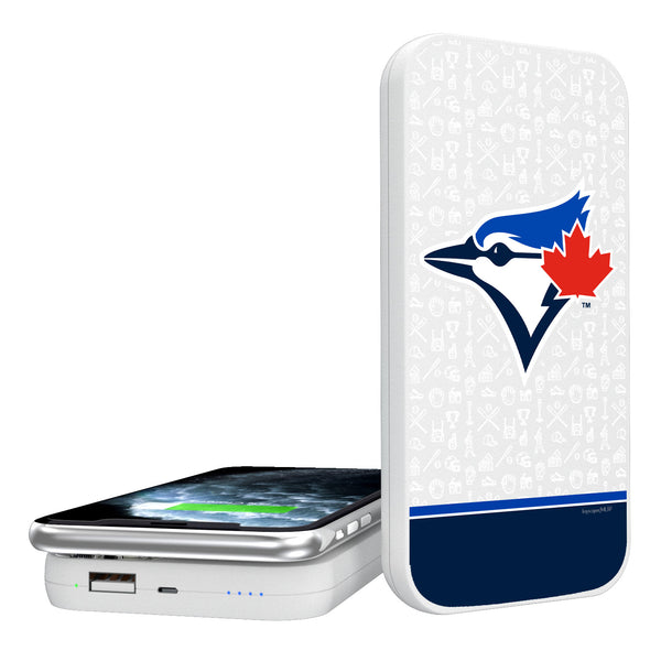 Toronto Blue Jays Memories 5000mAh Portable Wireless Charger