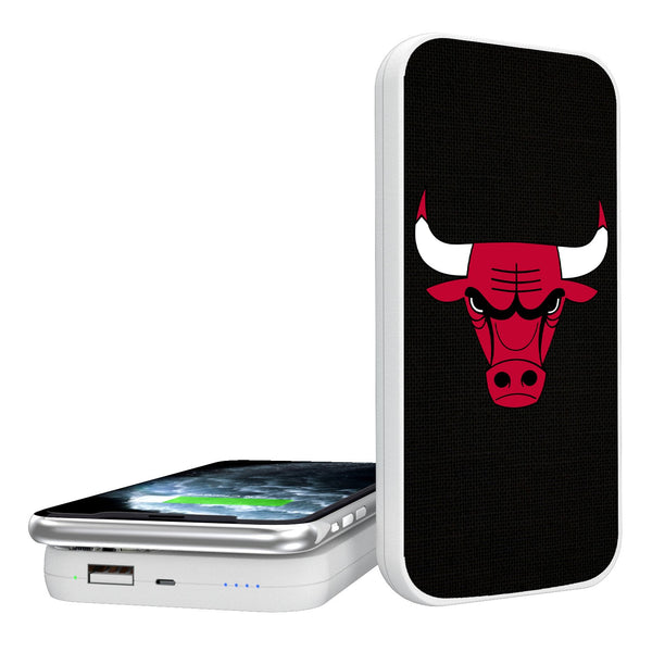 Chicago Bulls Solid 5000mAh Portable Wireless Charger