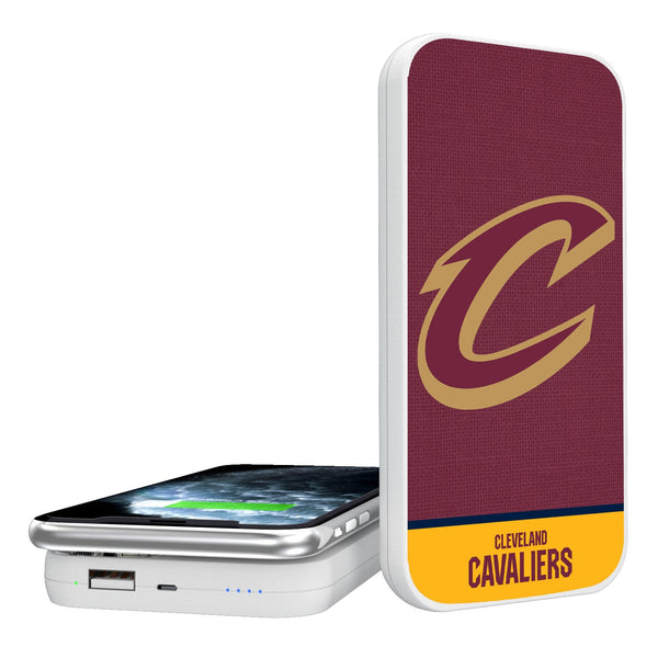 Cleveland Cavaliers Solid Wordmark 5000mAh Portable Wireless Charger