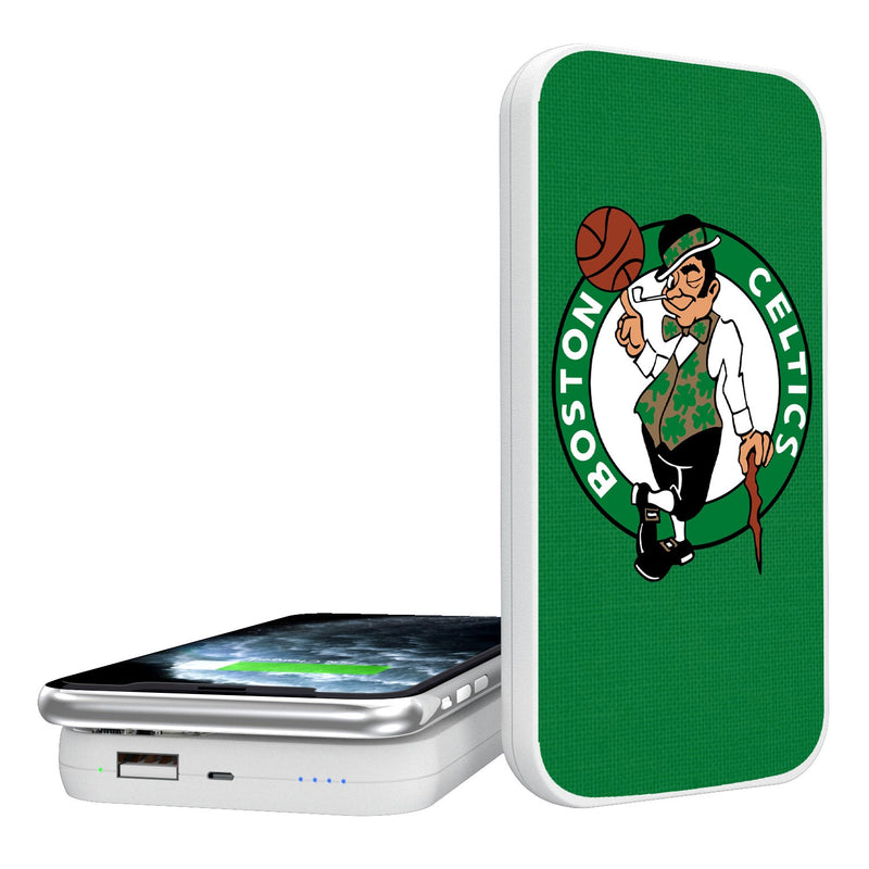 Boston Celtics Solid 5000mAh Portable Wireless Charger
