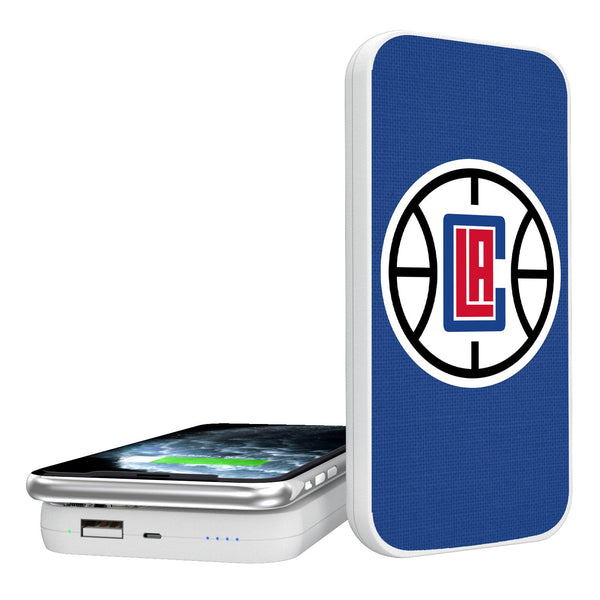Los Angeles Clippers Solid 5000mAh Portable Wireless Charger
