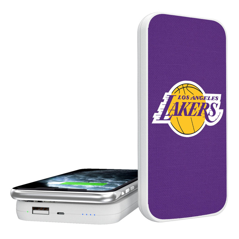 Los Angeles Lakers Solid 5000mAh Portable Wireless Charger