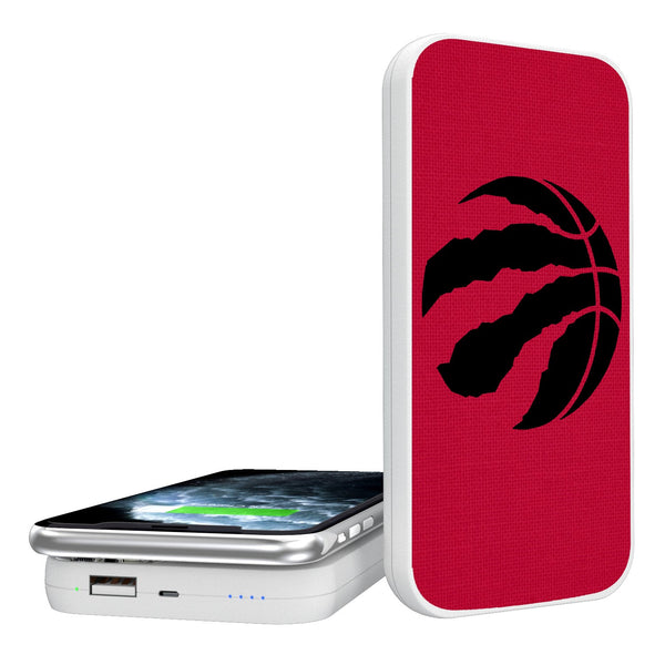 Toronto Raptors Solid 5000mAh Portable Wireless Charger