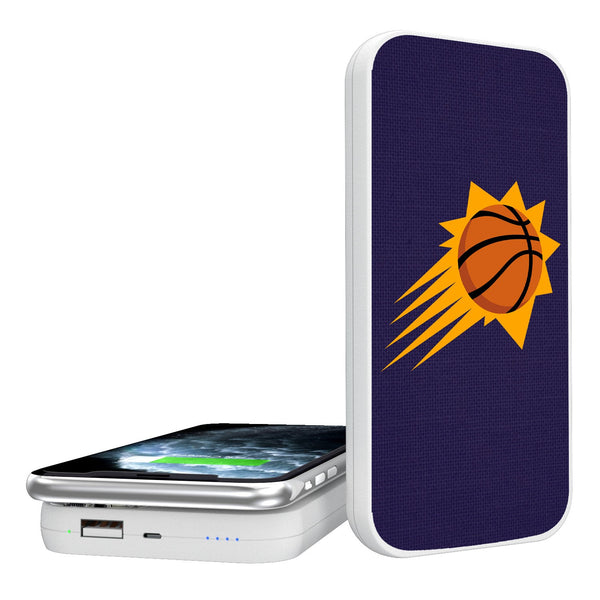Phoenix Suns Solid 5000mAh Portable Wireless Charger