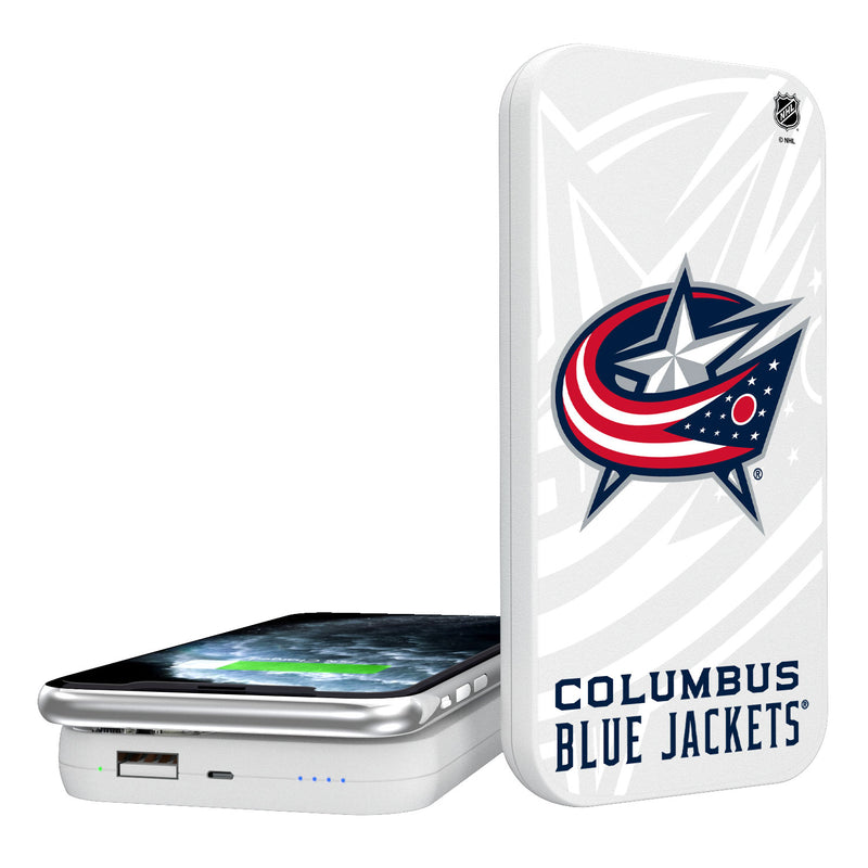 Columbus Blue Jackets Tilt 5000mAh Portable Wireless Charger